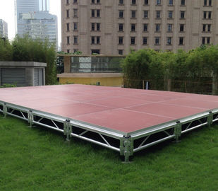Trung Quốc Fast Install, Good loading Capacity, Brown Red Aluminum Plywood Portable Stage nhà cung cấp