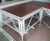 Red 3 - Level Plywood Aluminum Stage Platform With Anti - Slip Board nhà cung cấp