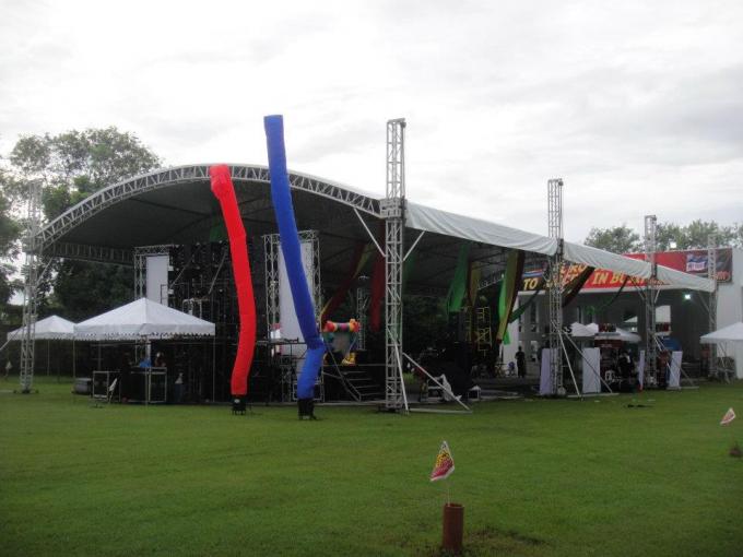 Heavy Duty Aluminum Stage Truss System With PVC Material Tent , stage lighting truss
