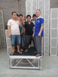 Mobile Heavy Loading Outdoor Stage Platform Adjustable Height 1.22*1.22m Assembling