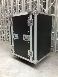 12U Rack Flight Case / 9mm Thickness Plywood Black Amp Flight Case